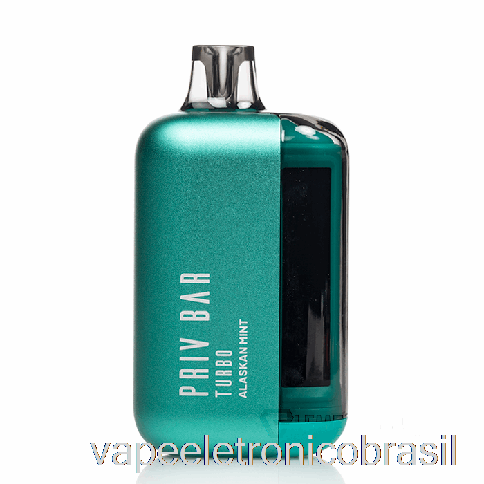 Vape Recarregável Smok Priv Bar Turbo 15k Descartável Alaskan Mint